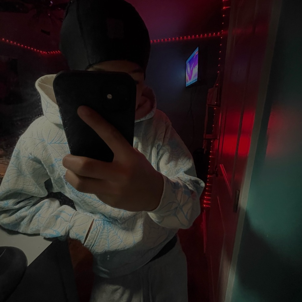 Men's White Hoodie